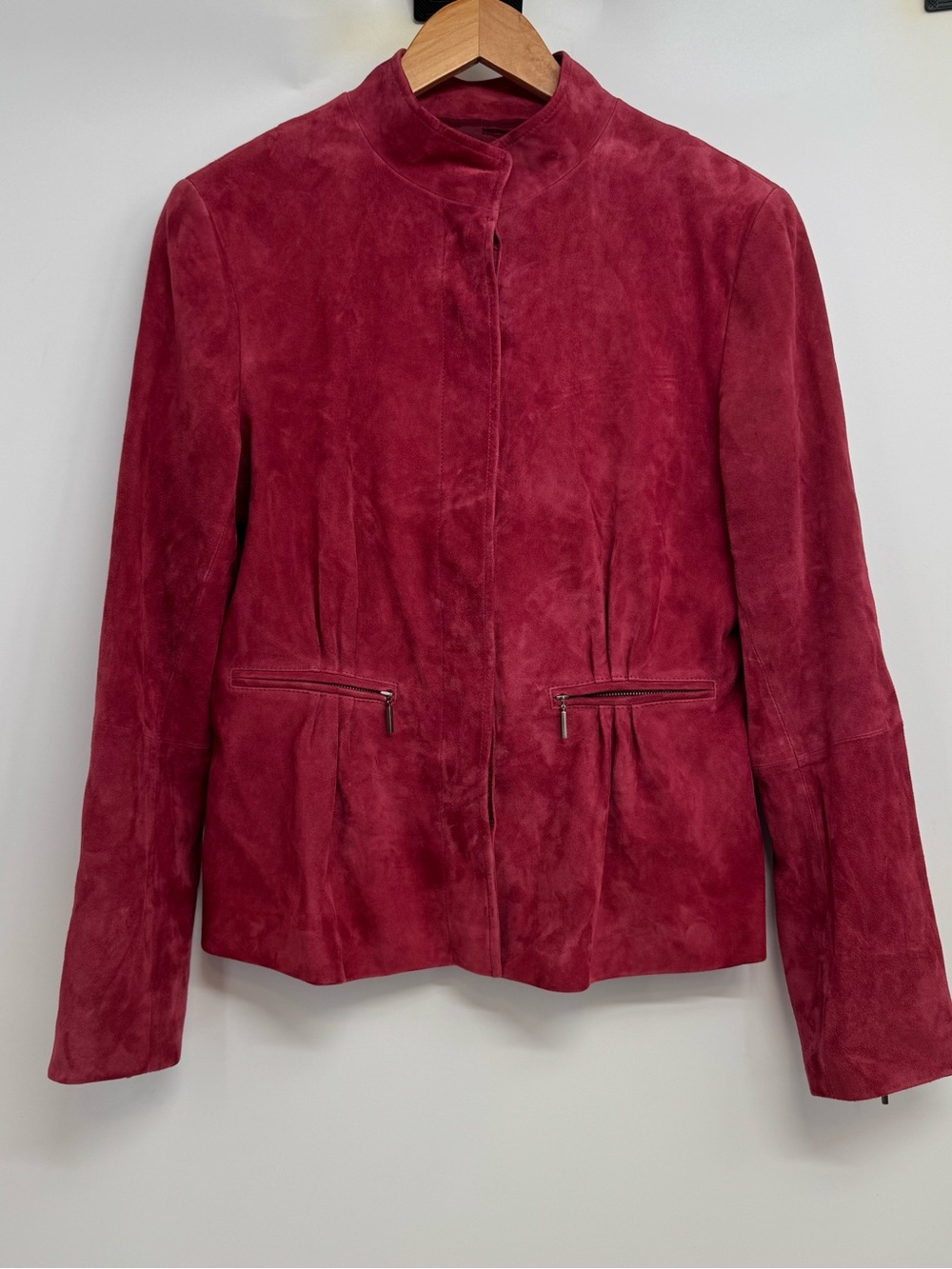 Lafayette 148 New York Women’s Size 8 Jacket Suede